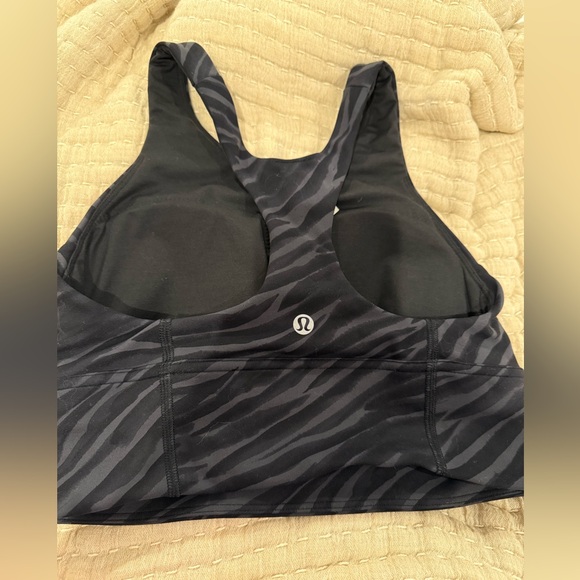 NWOT Lululemon Wunder Train Longline Bra Tiger Size:6 🐅 - Picture 7 of 10